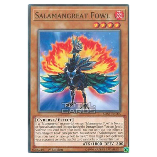 Yu-Gi-Oh! - Soulburner - Salamangreat Fowl (Common) SDSB-EN005