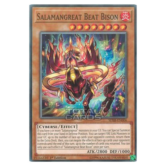 Yu-Gi-Oh! - Soulburner - Salamangreat Beat Bison (Common) SDSB-EN006