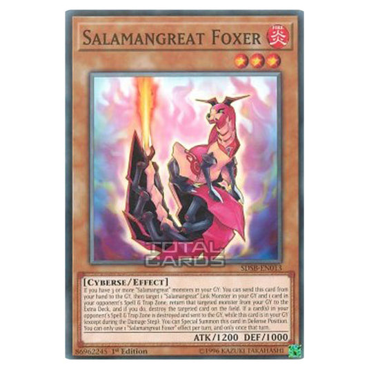 Yu-Gi-Oh! - Soulburner - Salamangreat Foxer (Common) SDSB-EN013