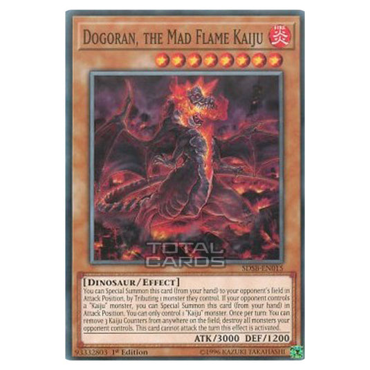 Yu-Gi-Oh! - Soulburner - Dogoran, the Mad Flame Kaiju (Common) SDSB-EN Yu-Gi-Oh! - Soulburner - Dogoran, the Mad Flame Kaiju (Common) SDSB-EN