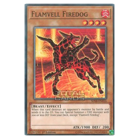 Yu-Gi-Oh! - Soulburner - Flamvell Firedog (Common) SDSB-EN016