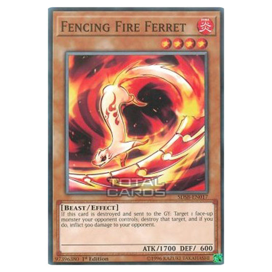 Yu-Gi-Oh! - Soulburner - Fencing Fire Ferret (Common) SDSB-EN017