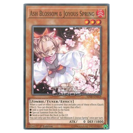 Yu-Gi-Oh! - Soulburner - Ash Blossom & Joyous Spring (Common) SDSB-EN019