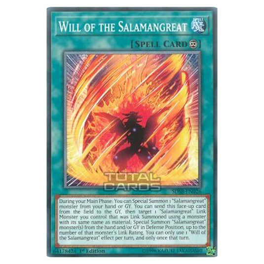 Yu-Gi-Oh! - Soulburner - Will of the Salamangreat (Common) SDSB-EN026