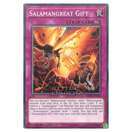 Yu-Gi-Oh! - Soulburner - Salamangreat Gift (Common) SDSB-EN034 Yu-Gi-Oh! - Soulburner - Salamangreat Gift (Common) SDSB-EN034