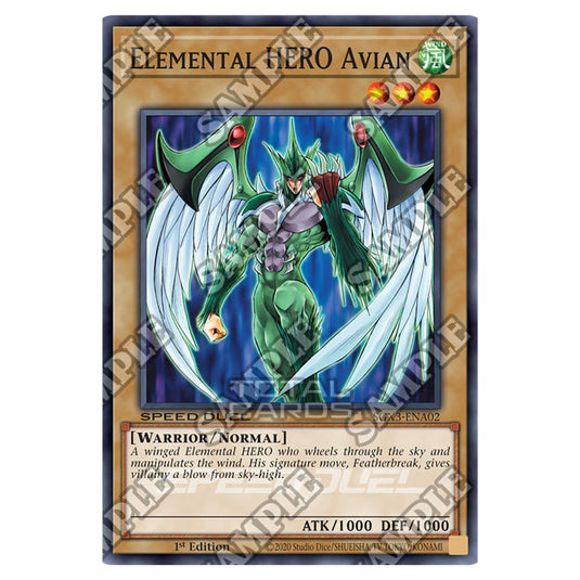 Yu-Gi-Oh! - Speed Duel GX: Duelists of Shadows - Elemental HERO Avian (Common) SGX3-ENA02