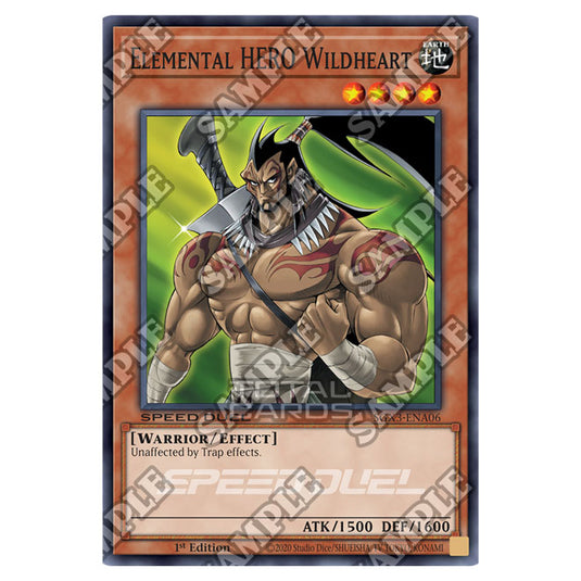 Yu-Gi-Oh! - Speed Duel GX: Duelists of Shadows - Elemental HERO Wildheart (Common) SGX3-ENA06