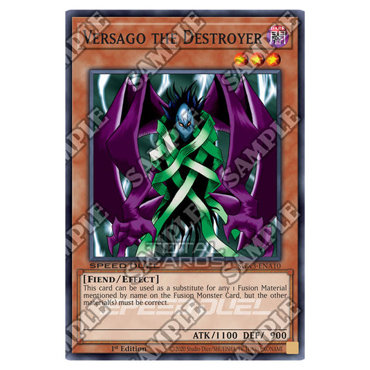 Yu-Gi-Oh! - Speed Duel GX: Duelists of Shadows - Versago the Destroyer (Common) SGX3-ENA10