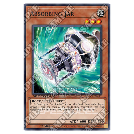 Yu-Gi-Oh! - Speed Duel GX: Duelists of Shadows - Absorbing Jar (Common) SGX3-ENA12