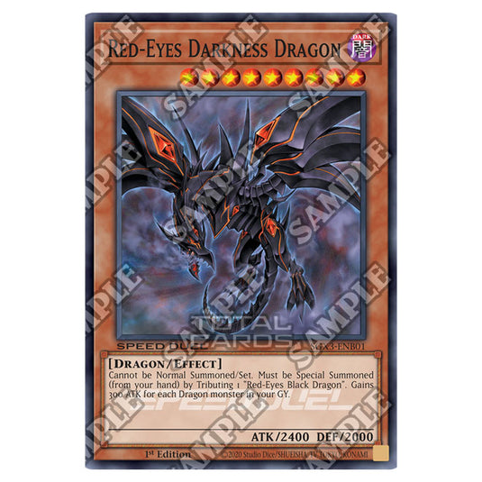 Yu-Gi-Oh! - Speed Duel GX: Duelists of Shadows - Red-Eyes Darkness Dragon (Secret Rare) SGX3-ENB01a