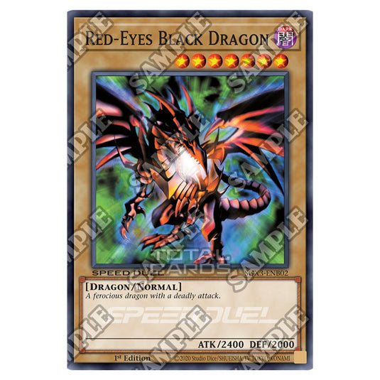 Yu-Gi-Oh! - Speed Duel GX: Duelists of Shadows - Red-Eyes Black Dragon (Common) SGX3-ENB02