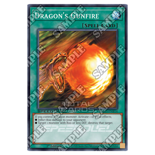 Yu-Gi-Oh! - Speed Duel GX: Duelists of Shadows - Dragon's Gunfire (Common) SGX3-ENB14