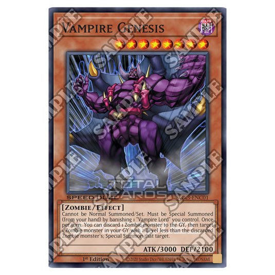 Yu-Gi-Oh! - Speed Duel GX: Duelists of Shadows - Vampire Genesis (Secret Rare) SGX3-ENC01a