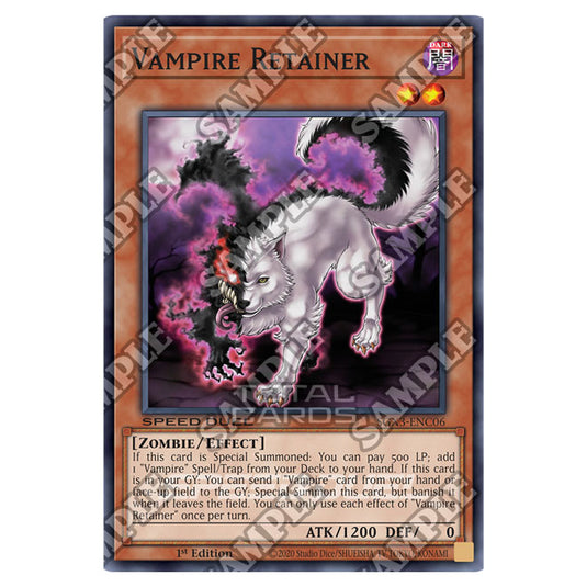 Yu-Gi-Oh! - Speed Duel GX: Duelists of Shadows - Vampire Retainer (Common) SGX3-ENC06