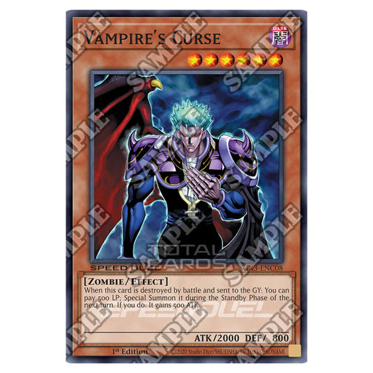 Yu-Gi-Oh! - Speed Duel GX: Duelists of Shadows - Vampire's Curse (Common) SGX3-ENC08