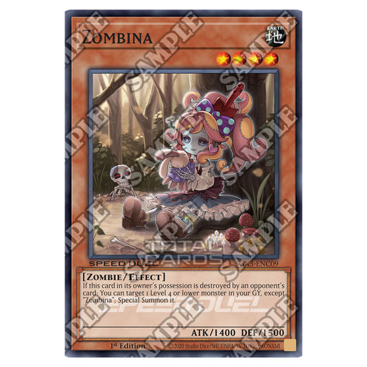 Yu-Gi-Oh! - Speed Duel GX: Duelists of Shadows - Zombina (Common) SGX3-ENC09