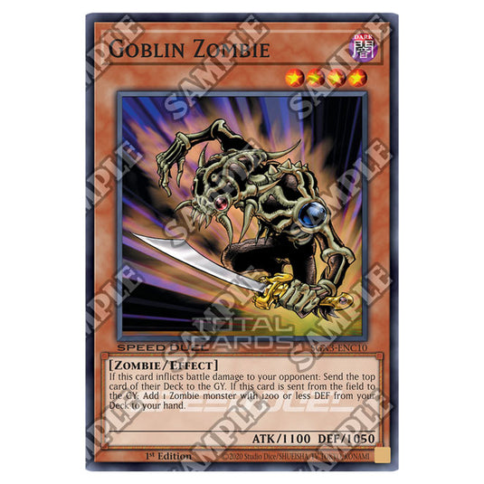 Yu-Gi-Oh! - Speed Duel GX: Duelists of Shadows - Goblin Zombie (Common) SGX3-ENC10