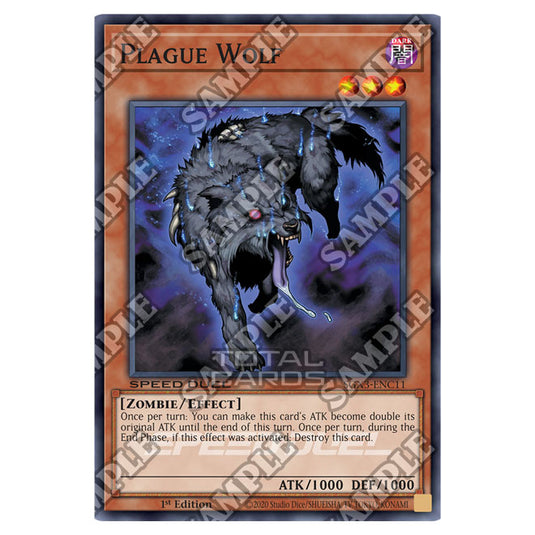 Yu-Gi-Oh! - Speed Duel GX: Duelists of Shadows - Plague Wolf (Common) SGX3-ENC11