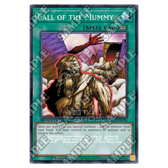 Yu-Gi-Oh! - Speed Duel GX: Duelists of Shadows - Call of the Mummy (Common) SGX3-ENC14