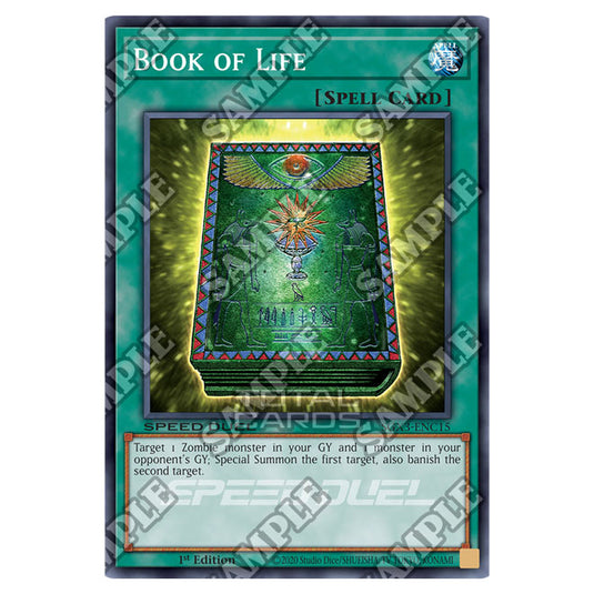 Yu-Gi-Oh! - Speed Duel GX: Duelists of Shadows - Book of Life (Common) SGX3-ENC15