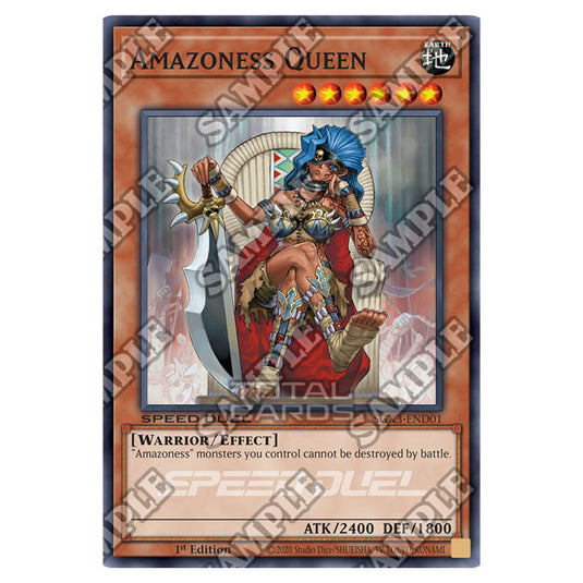 Yu-Gi-Oh! - Speed Duel GX: Duelists of Shadows - Amazoness Queen (Common) SGX3-END01