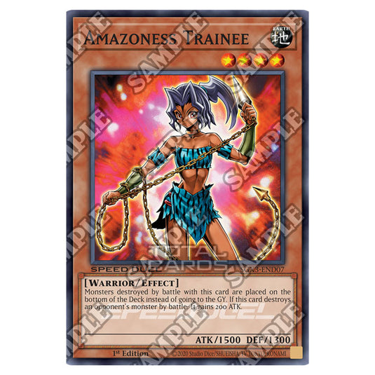 Yu-Gi-Oh! - Speed Duel GX: Duelists of Shadows - Amazoness Trainee (Common) SGX3-END07