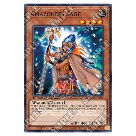 Yu-Gi-Oh! - Speed Duel GX: Duelists of Shadows - Amazoness Sage (Common) SGX3-END08