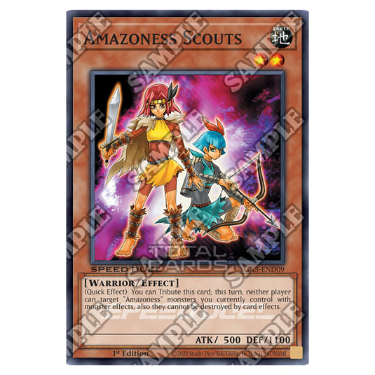 Yu-Gi-Oh! - Speed Duel GX: Duelists of Shadows - Amazoness Scouts (Common) SGX3-END09