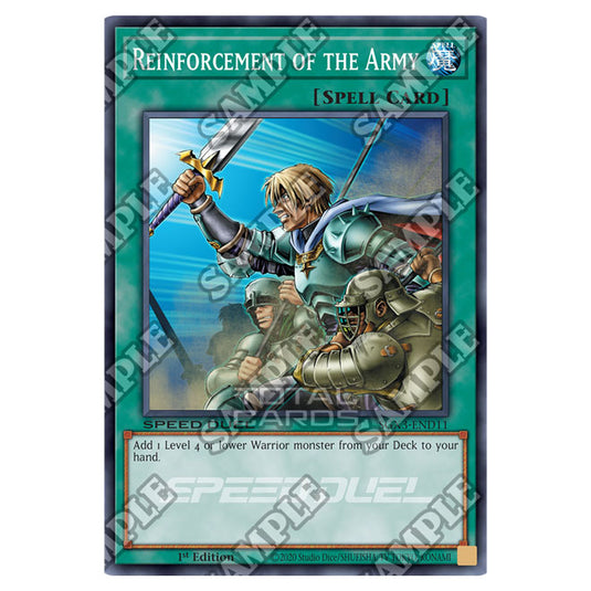 Yu-Gi-Oh! - Speed Duel GX: Duelists of Shadows - Reinforcement of the Army (Common) SGX3-END11