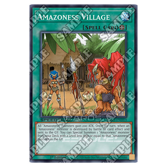 Yu-Gi-Oh! - Speed Duel GX: Duelists of Shadows - Amazoness Village (Common) SGX3-END13