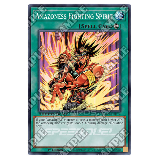 Yu-Gi-Oh! - Speed Duel GX: Duelists of Shadows - Amazoness Fighting Spirit (Common) SGX3-END14