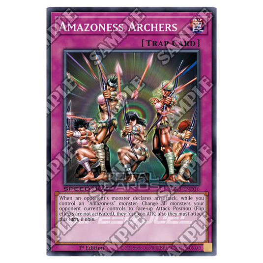 Yu-Gi-Oh! - Speed Duel GX: Duelists of Shadows - Amazoness Archers (Common) SGX3-END16