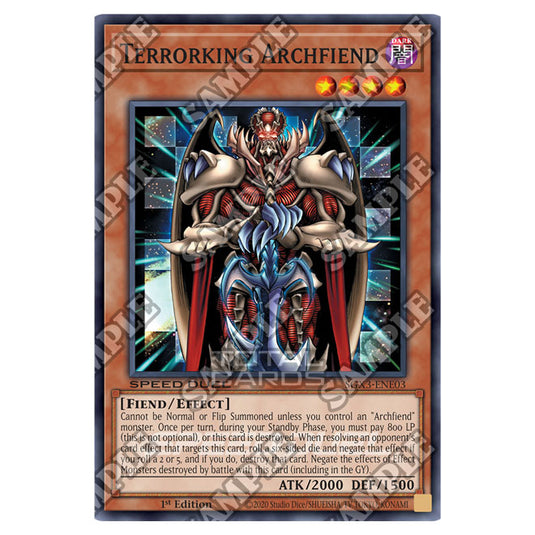 Yu-Gi-Oh! - Speed Duel GX: Duelists of Shadows - Terrorking Archfiend (Common) SGX3-ENE03