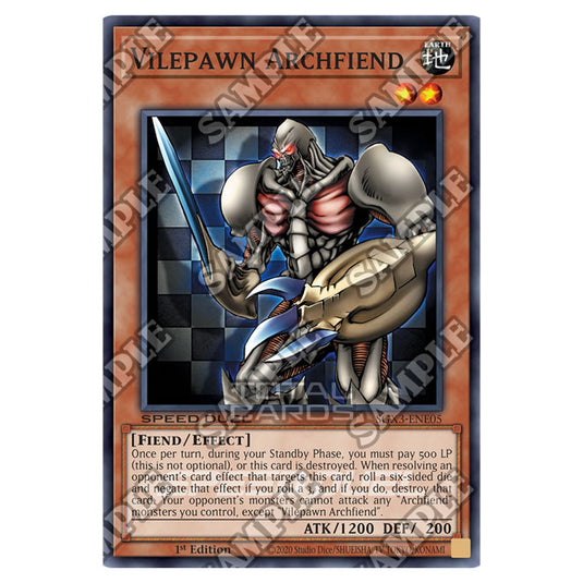 Yu-Gi-Oh! - Speed Duel GX: Duelists of Shadows - Vilepawn Archfiend (Common) SGX3-ENE05