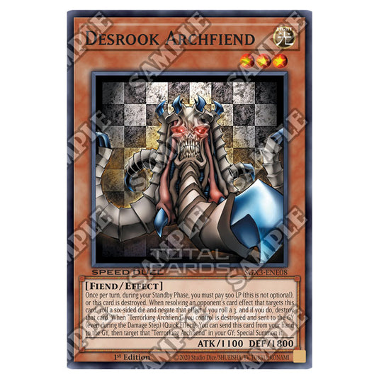 Yu-Gi-Oh! - Speed Duel GX: Duelists of Shadows - Desrook Archfiend (Common) SGX3-ENE08