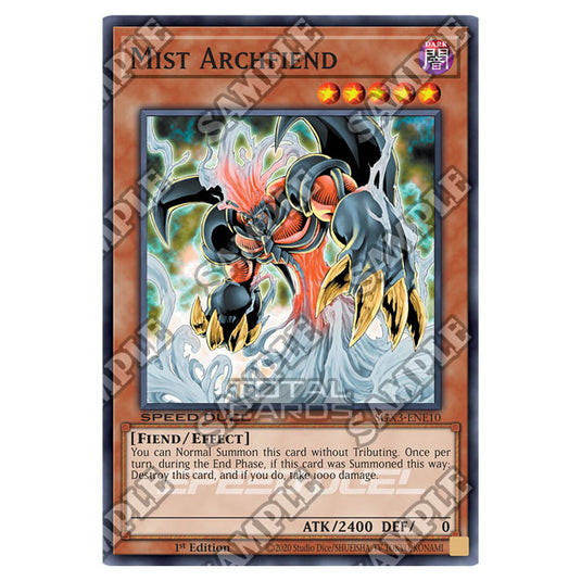 Yu-Gi-Oh! - Speed Duel GX: Duelists of Shadows - Mist Archfiend (Common) SGX3-ENE10