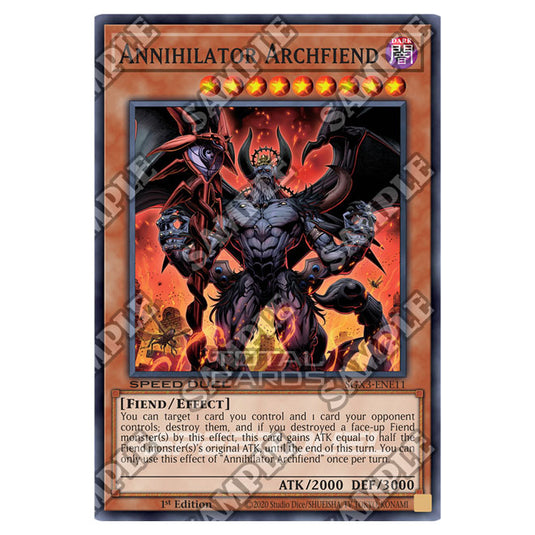 Yu-Gi-Oh! - Speed Duel GX: Duelists of Shadows - Annihilator Archfiend (Common) SGX3-ENE11