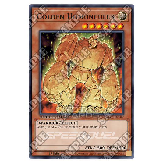 Yu-Gi-Oh! - Speed Duel GX: Duelists of Shadows - Golden Homunculus (Secret Rare) SGX3-ENF02a