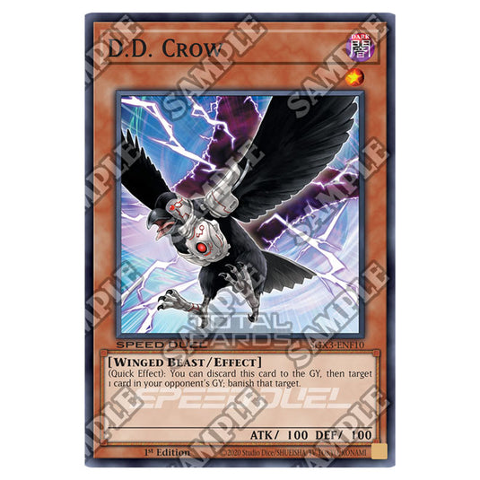 Yu-Gi-Oh! - Speed Duel GX: Duelists of Shadows - D.D. Crow (Secret Rare) SGX3-ENF10a