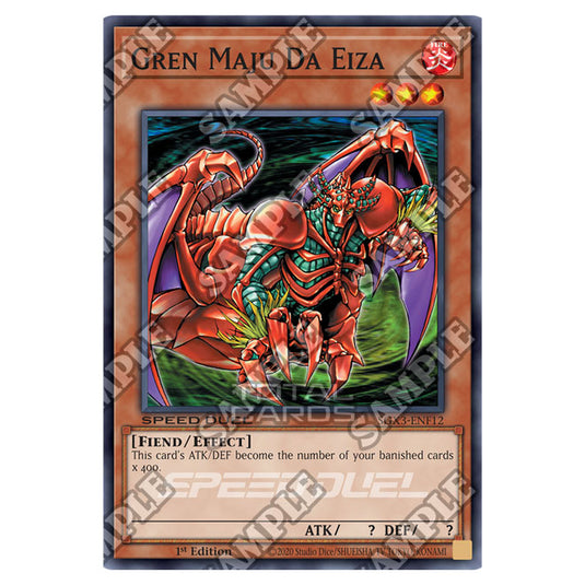 Yu-Gi-Oh! - Speed Duel GX: Duelists of Shadows - Gren Maju Da Eiza (Common) SGX3-ENF12