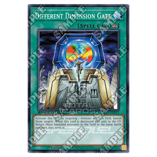 Yu-Gi-Oh! - Speed Duel GX: Duelists of Shadows - Different Dimension Gate (Common) SGX3-ENF17