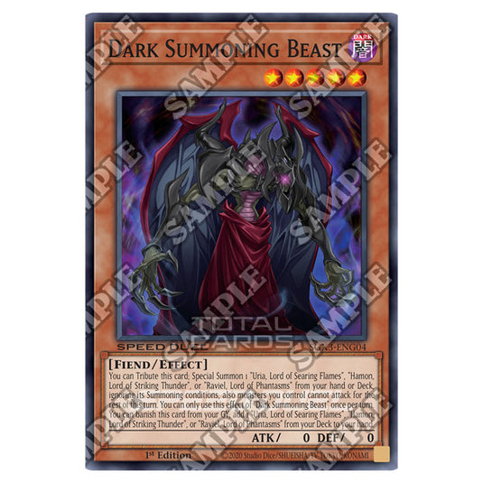 Yu-Gi-Oh! - Speed Duel GX: Duelists of Shadows - Dark Summoning Beast (Common) SGX3-ENG04