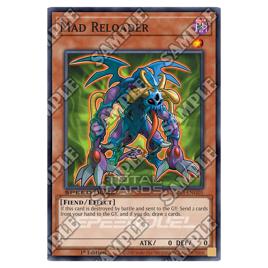 Yu-Gi-Oh! - Speed Duel GX: Duelists of Shadows - Mad Reloader (Common) SGX3-ENG05