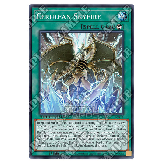 Yu-Gi-Oh! - Speed Duel GX: Duelists of Shadows - Cerulean Skyfire (Common) SGX3-ENG11