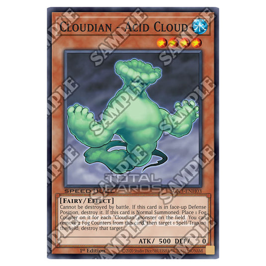 Yu-Gi-Oh! - Speed Duel GX: Duelists of Shadows - Cloudian - Acid Cloud (Common) SGX3-ENH03