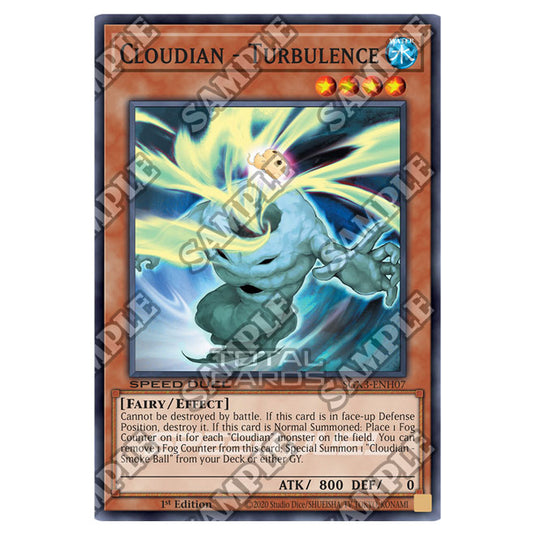 Yu-Gi-Oh! - Speed Duel GX: Duelists of Shadows - Cloudian - Turbulence (Common) SGX3-ENH07