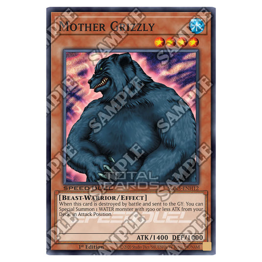 Yu-Gi-Oh! - Speed Duel GX: Duelists of Shadows - Mother Grizzly (Common) SGX3-ENH12