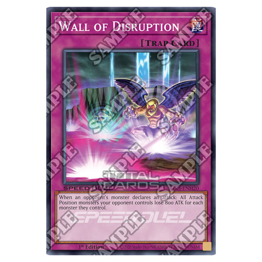 Yu-Gi-Oh! - Speed Duel GX: Duelists of Shadows - Wall of Disruption (Common) SGX3-ENH20