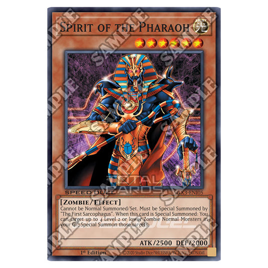 Yu-Gi-Oh! - Speed Duel GX: Duelists of Shadows - Spirit of the Pharaoh (Common) SGX3-ENI05