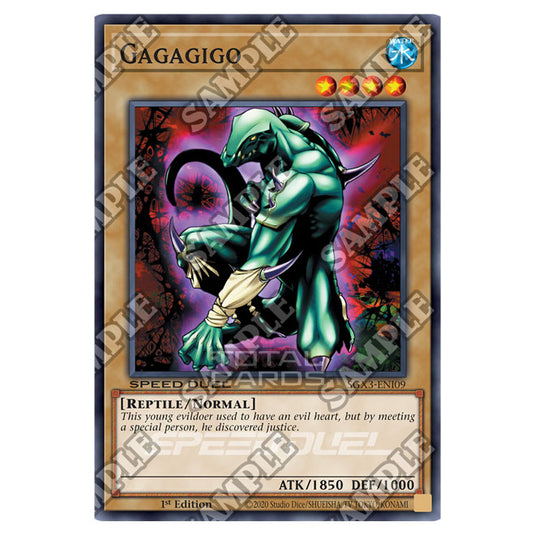 Yu-Gi-Oh! - Speed Duel GX: Duelists of Shadows - Gagagigo (Common) SGX3-ENI09